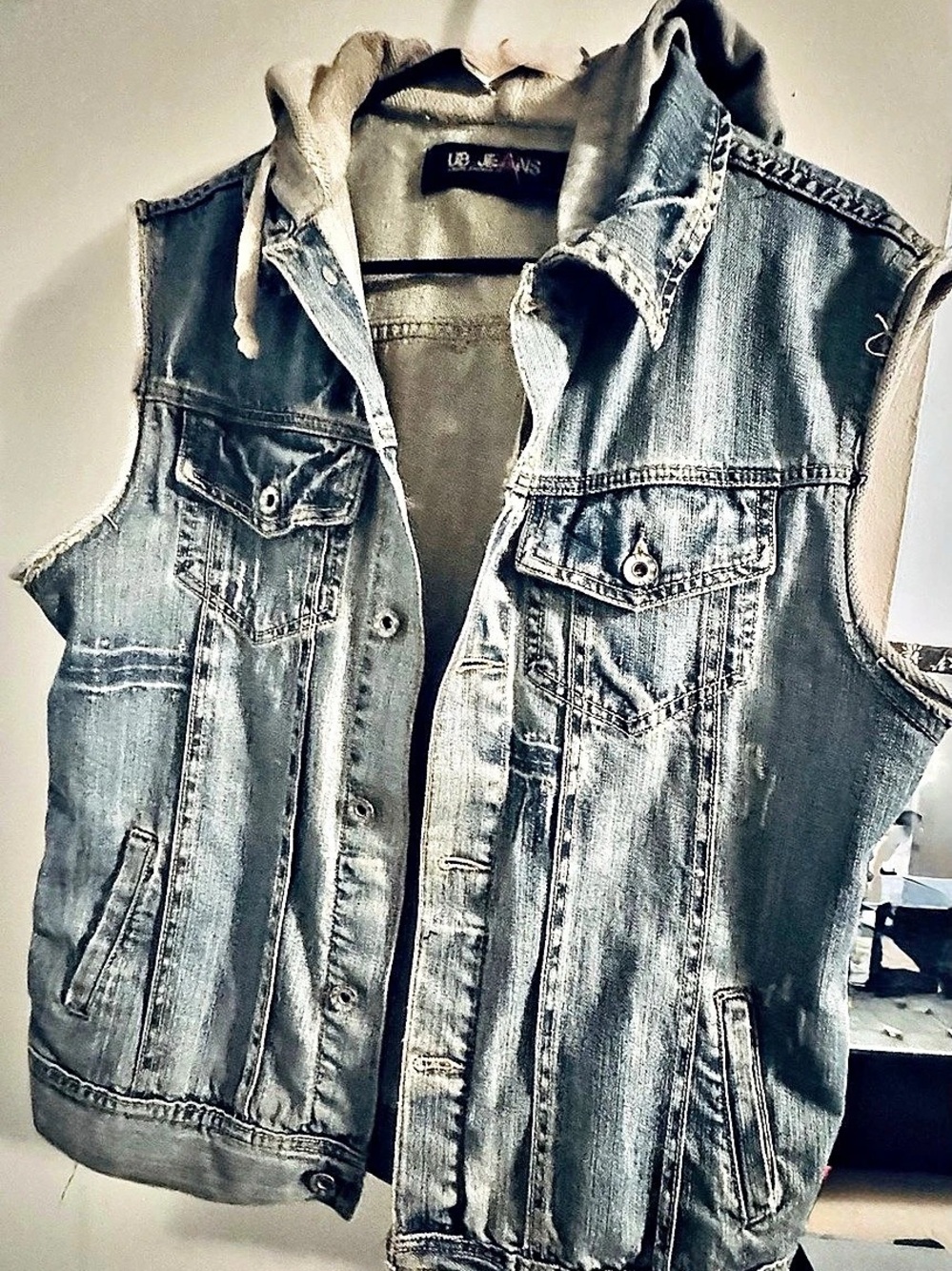 UB Jeans Men’s Blue Denim Vest